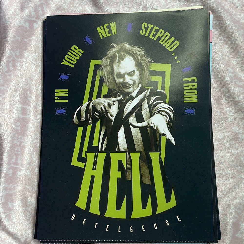Beetlejuice Graphic Posters set